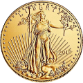 American Eagle 0.1 oz obverse
