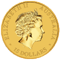 Australian Kangaroo 0.1 oz reverse