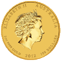 Australian Lunar 1 oz reverse