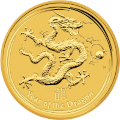 Australian Lunar 2 oz obverse