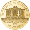 Vienna Philharmonic 0.1 oz obverse