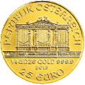 Vienna Philharmonic 0.25 oz obverse