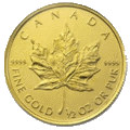 Canadian Maple Leaf 0.5 oz obverse