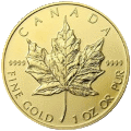 Canadian Maple Leaf 1 oz obverse