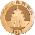 Chinese Panda 0.05 oz reverse