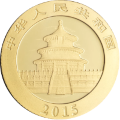 Chinese Panda 0.1 oz reverse