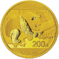 Chinese Panda 0.5 oz obverse