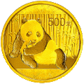 Chinese Panda 1 oz obverse